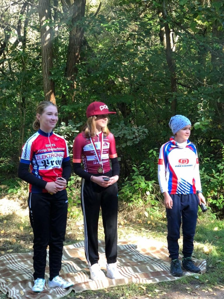 17 10 2021 Märkisch Buchholz 1 Platz Charlotte Leonhardt U13 Fotograf SC Berlin Abt Radsport