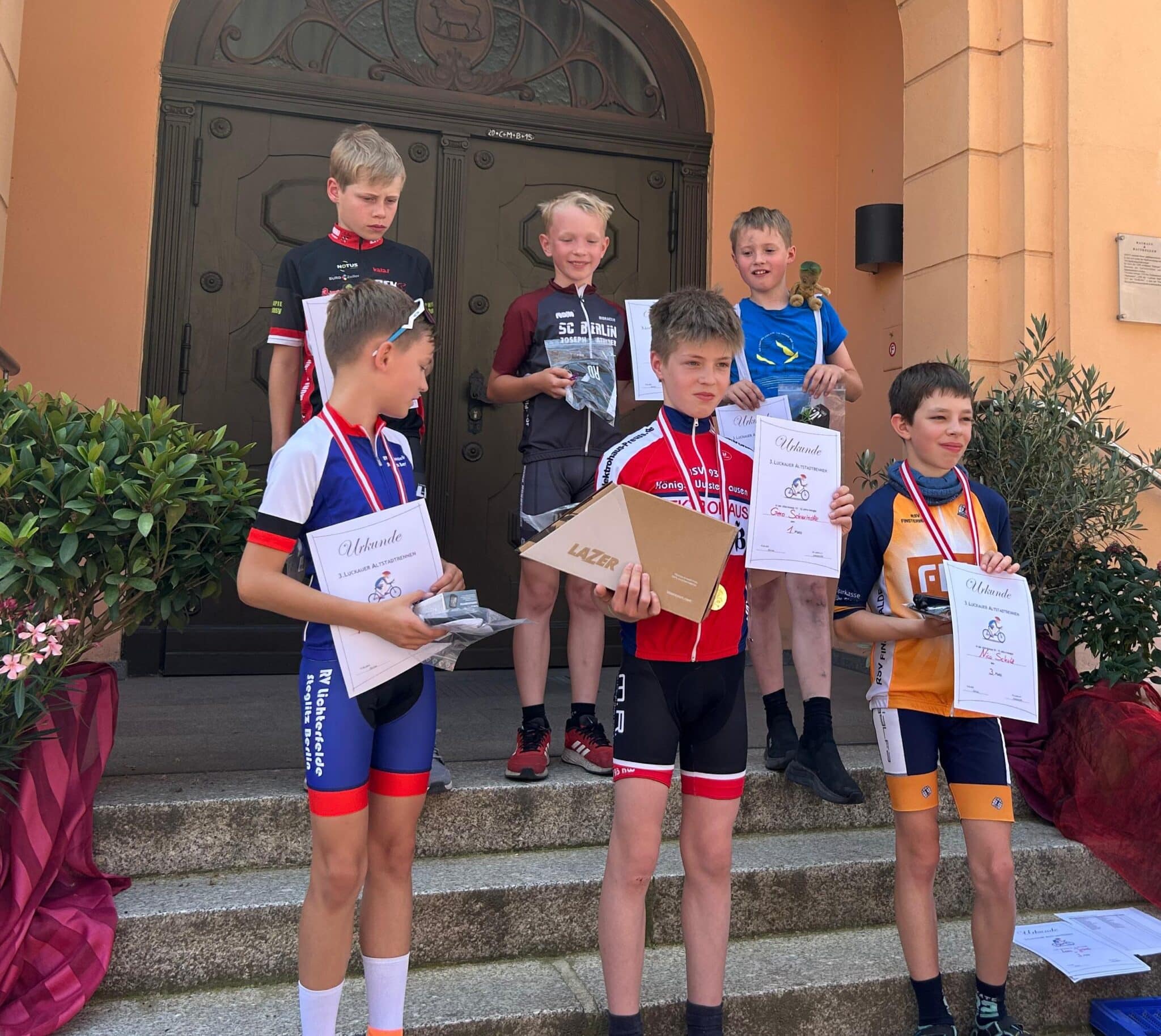 Luckau U11 Anfängerrennen 1 Platz Lucas Mudrich