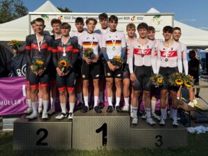 DM Bahn Mannschaftsverfolgung 3 Platz Davis Moritz Til Borrmann Anton Arndt